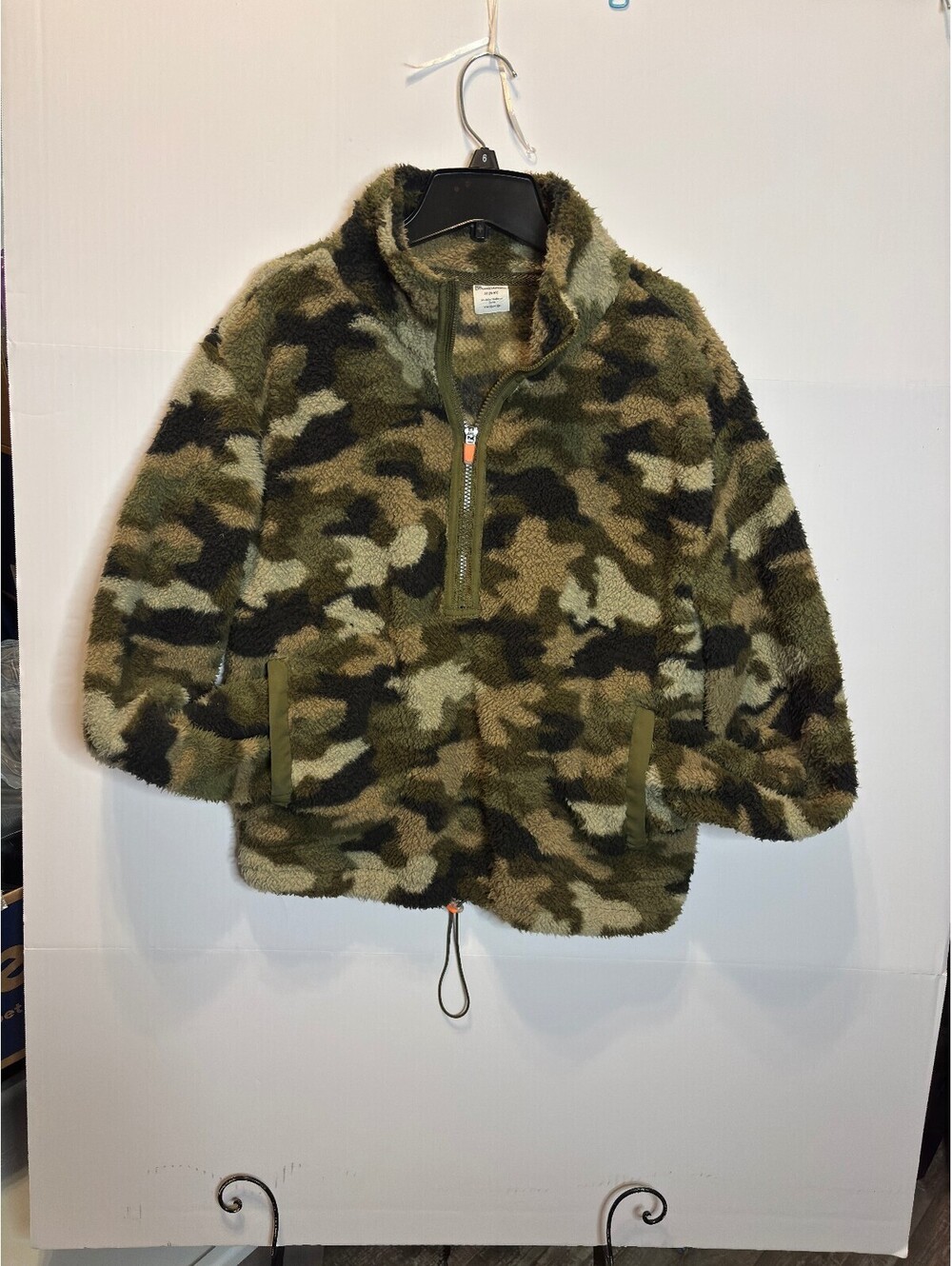 No Boundaries Women's Camouflage Fleece Pullover Jacket Medium - Picture 1 of 9